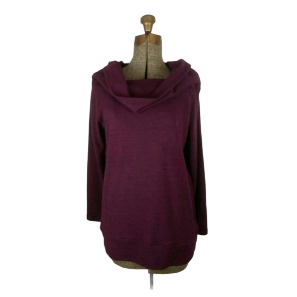 NWT Large shawl collar sweater Purple New